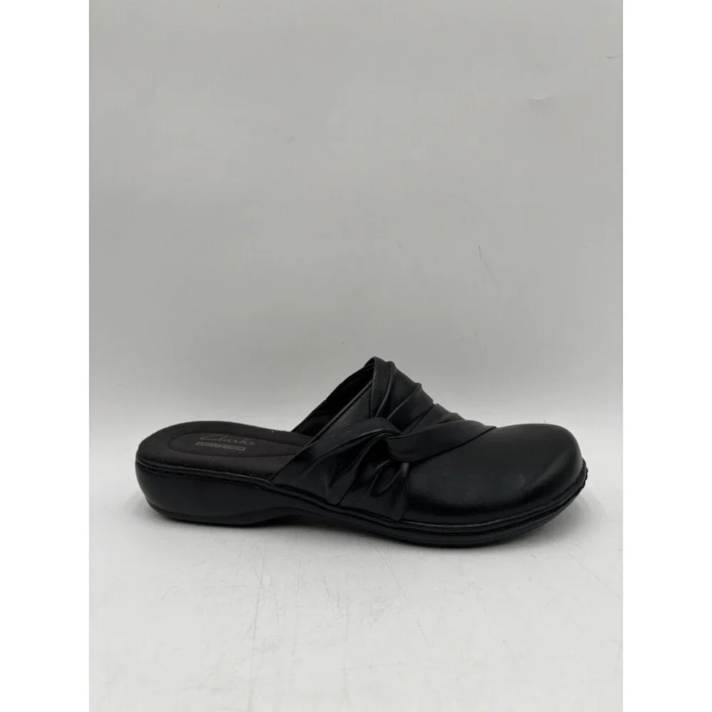 Clarks LEISA DEINA 26101784 Women's NEW Slip-On Clogs Black US Size 7 N